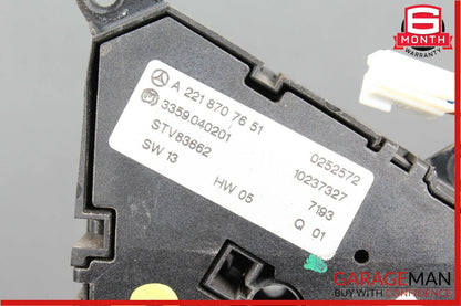 07-13 Mercedes W221 S63 CL63 Front Left Driver Seat Control Memory Switch OEM
