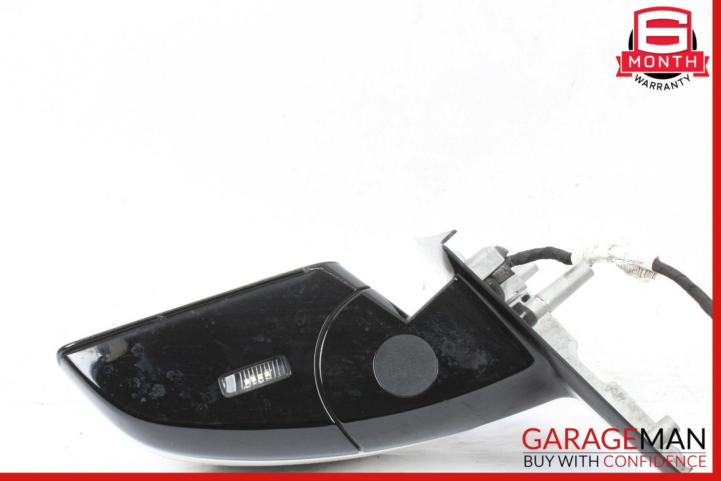 11-13 Mercedes W251 R350 Front Left Side Mirror Door Rear View White OEM