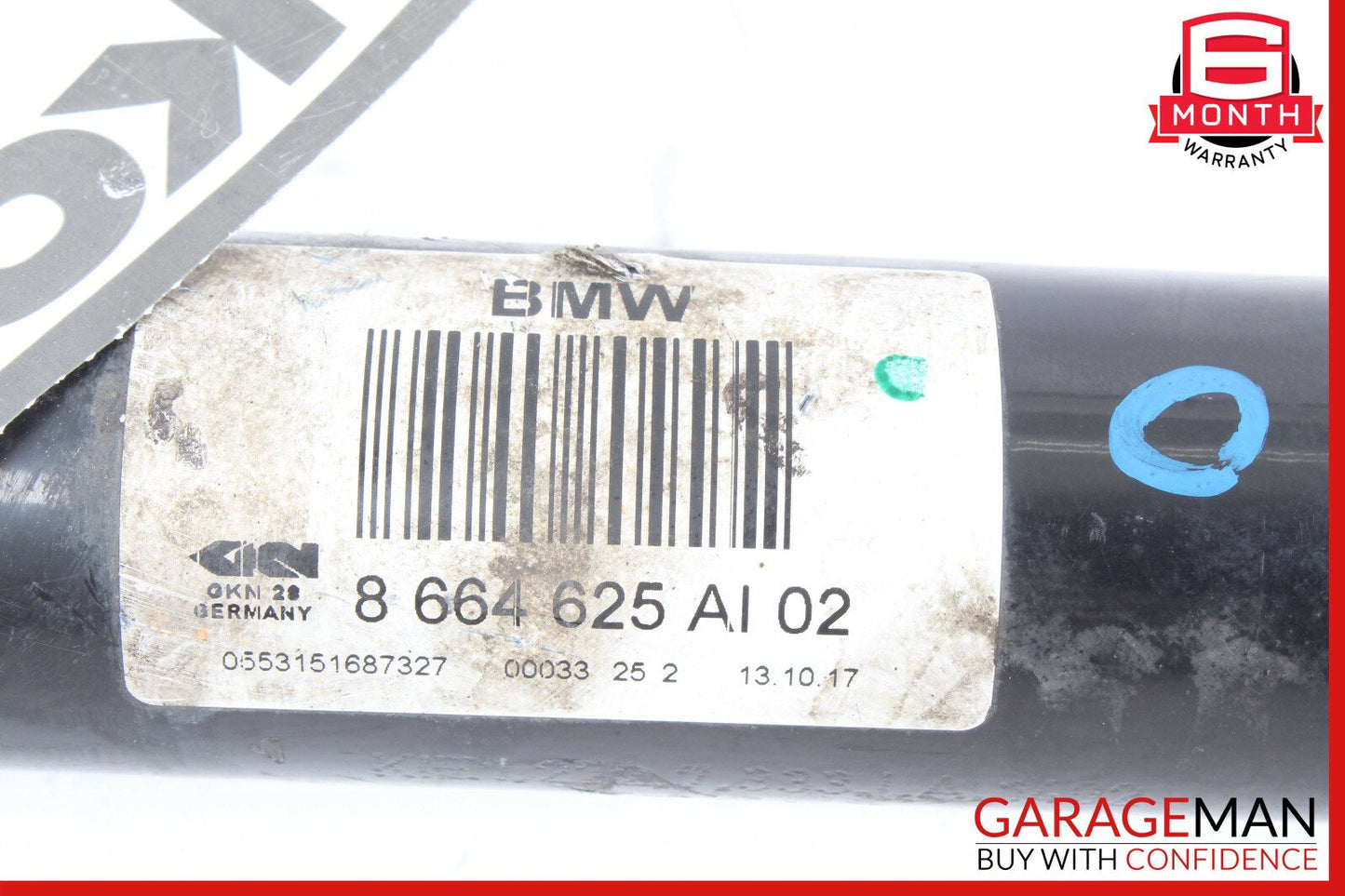 17-20 BMW G30 540I Rear Left Driver Side Axle Shaft OEM