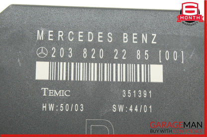 01-07 Mercedes W203 C230 C240 Rear Right Passenger Side Door Control Module OEM