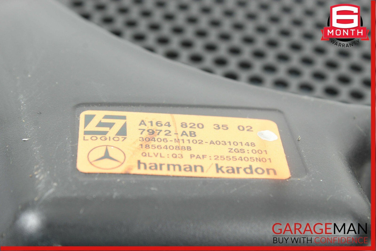 07-12 Mercedes X164 GL450 Harman Kardon Rear Subwoofer Sub Woofer Audio Speaker