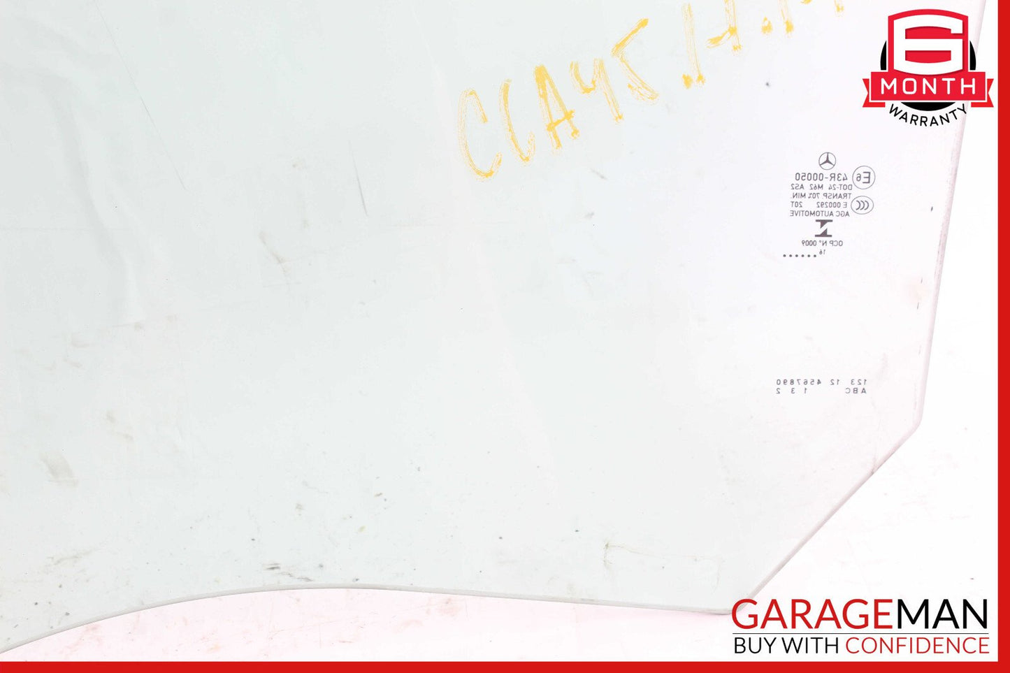 14-18 Mercedes W117 CLA45 Rear Right Passenger Door Window Auto Glass Panel OEM
