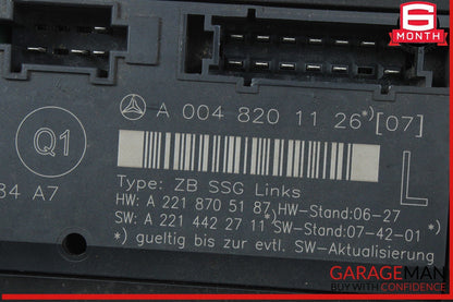 07-13 Mercedes W221 S550 Front Left Driver Side Under Seat Control Unit OEM