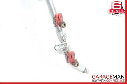 01-04 Mercedes W203 C320 Fuel Injection Rail Line w/ Injectors 1120700895 OEM