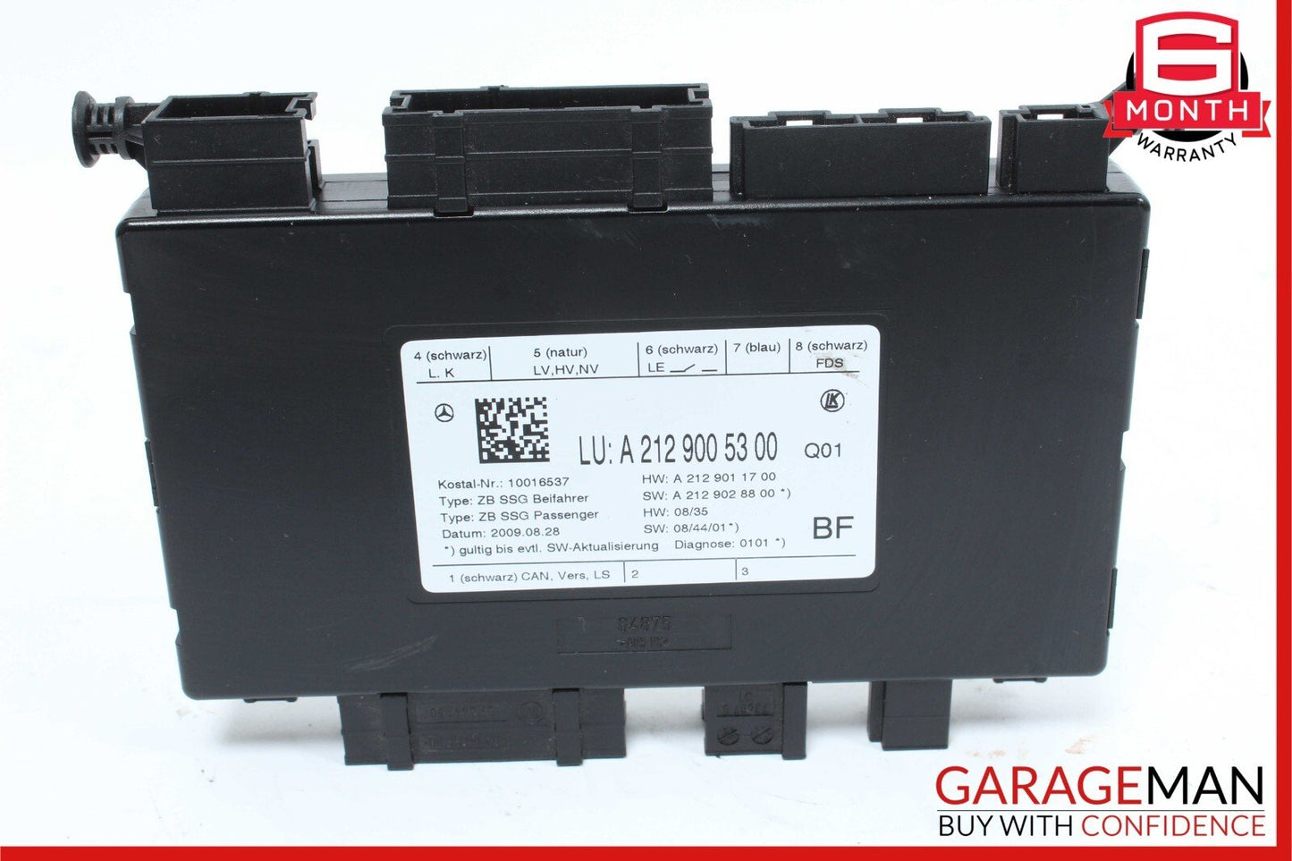 08-18 Mercedes W212 E350 SLK250 Seat Control Module Front Left Driver Side OEM