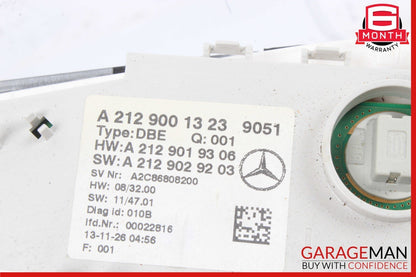 12-18 Mercedes W218 CLS500 CLS400 E400 E350 Overhead Dome Light Lamp Black OEM