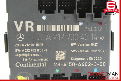 08-14 Mercedes W204 C250 Front Right Passenger Side Door Control Module Unit OEM