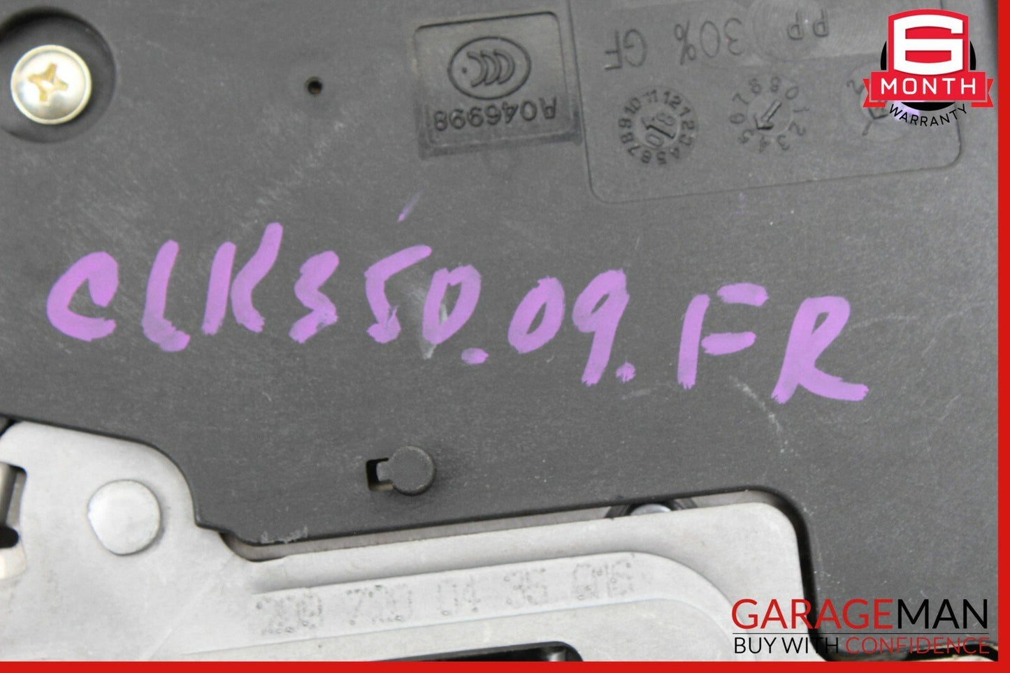 03-09 Mercedes W209 CLK350 Right Door Lock Latch Actuator 2097200435 OEM