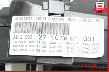 10-13 Mercedes W207 E350 E550 Speedometer Odometer Instrument Cluster Gauge OEM
