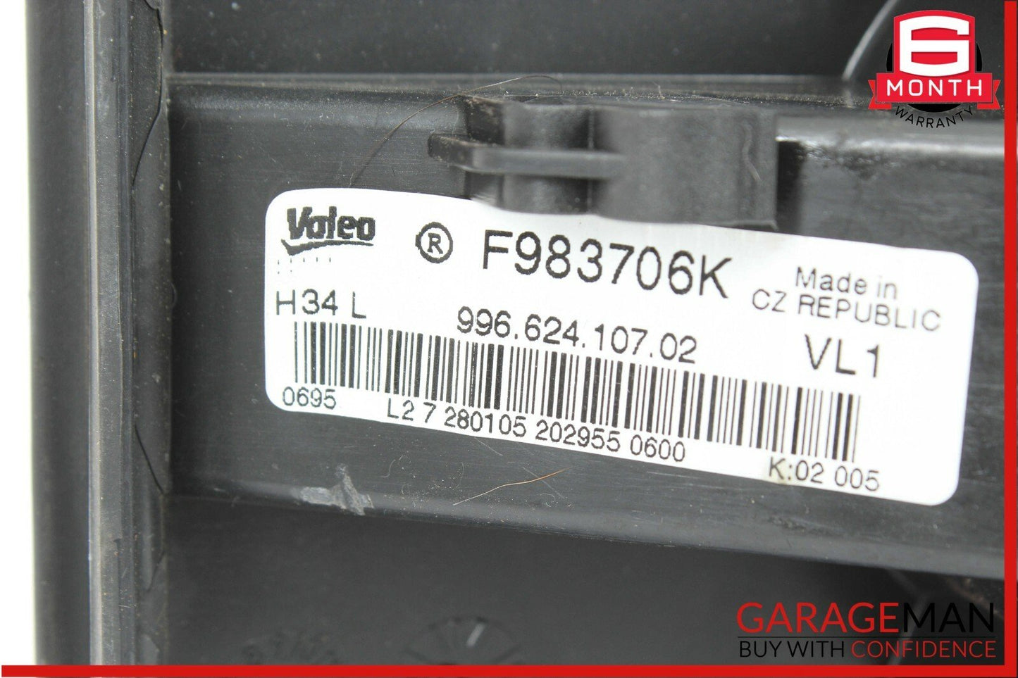 97-12 Porsche Boxster 986 987 Cayman Carrera 911 AC A/C Heater Fan Blower Motor