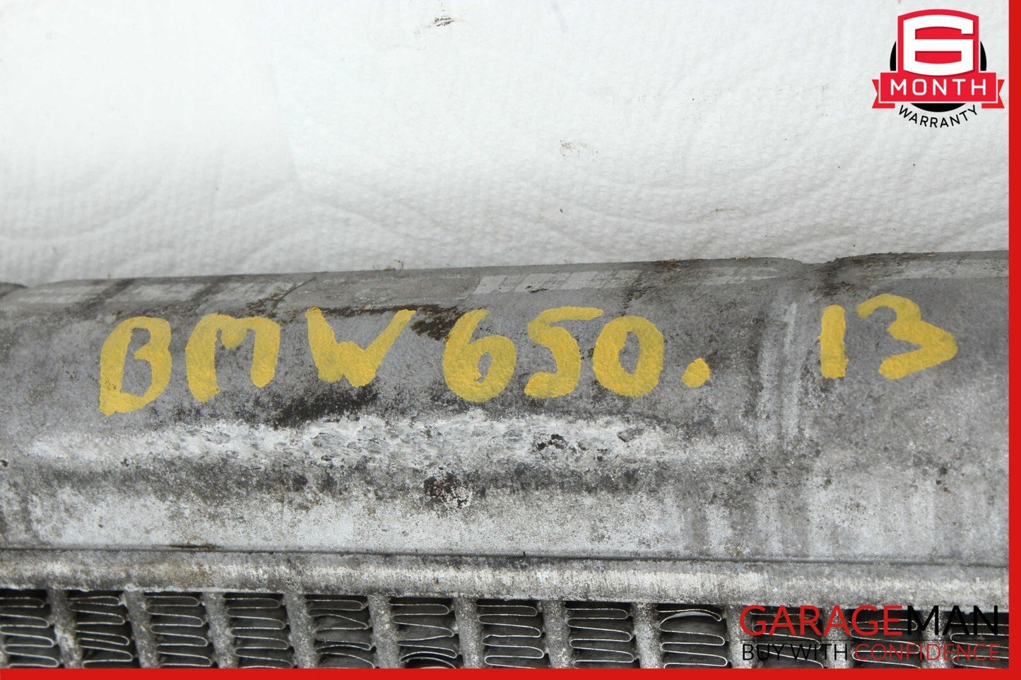 09-19 BMW F06 650i 550i 750i Front Right Side Engine Oil Cooler Radiator OEM