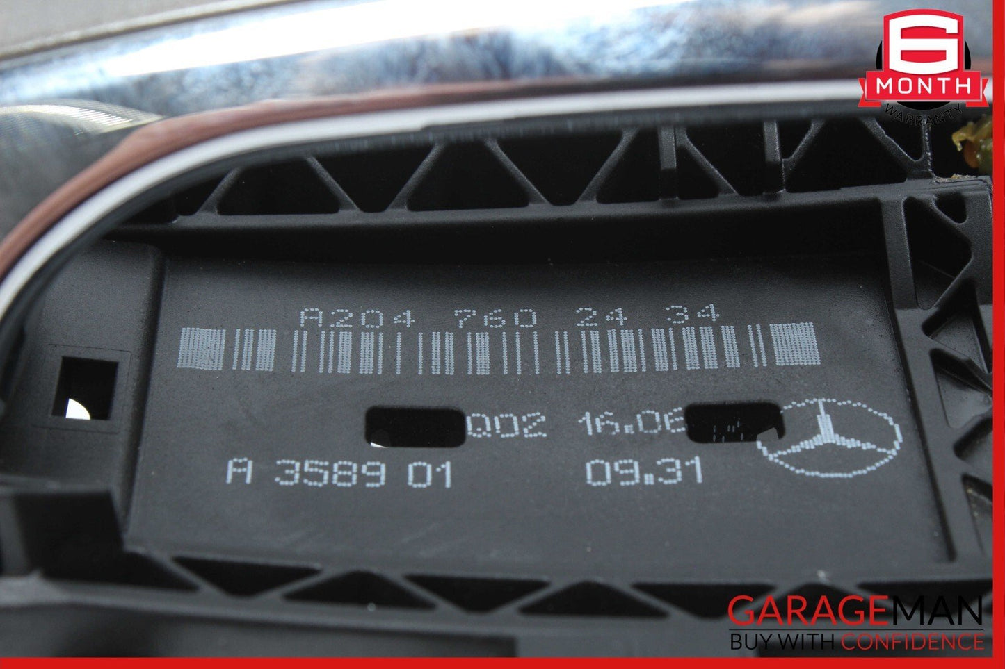 10-13 Mercedes W212 E350 E63 Front / Rear Right Side Exterior Door Handle Gray
