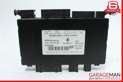 03-12 Mercedes GL450 CLS500 E350 Front Right Side Under Seat Control Module OEM