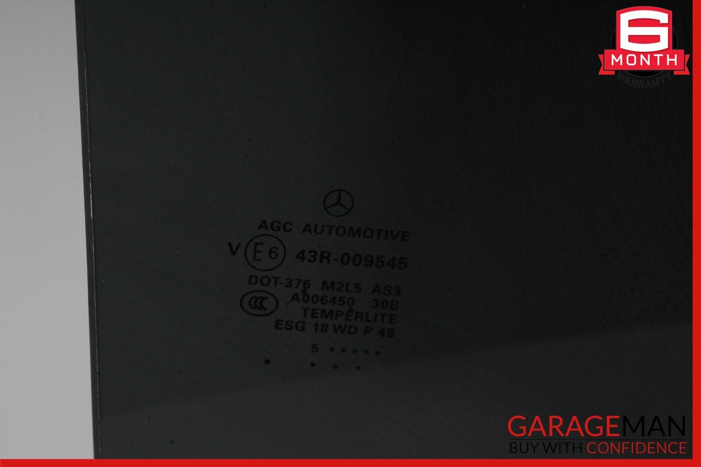 13-19 Mercedes X166 GL450 GLS550 Rear Right Side Door Window Glass Tinted