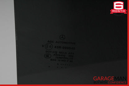 13-19 Mercedes X166 GL450 GLS550 Rear Right Side Door Window Glass Tinted