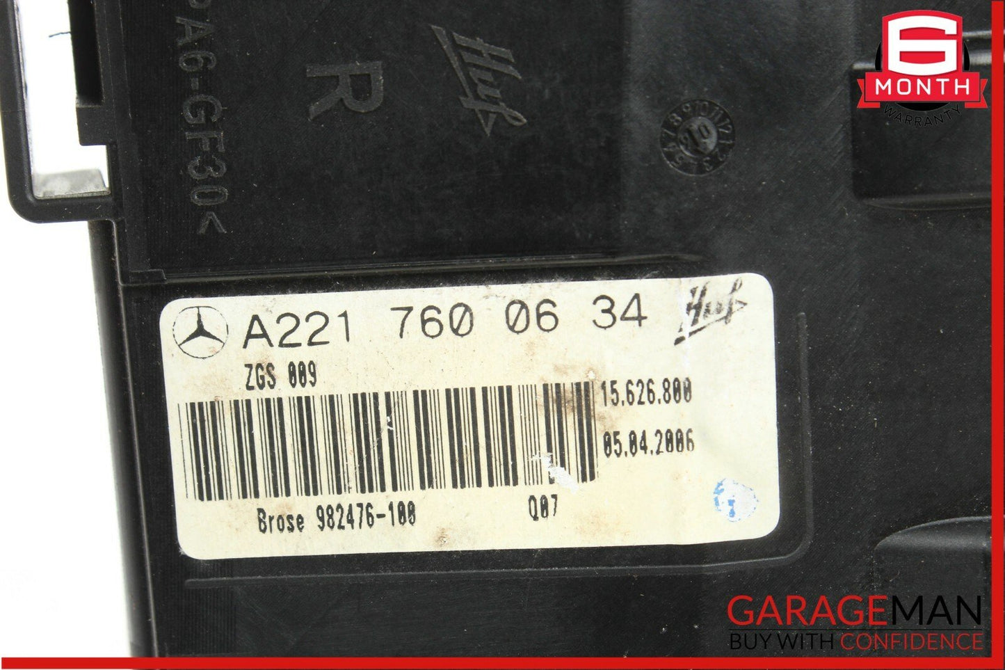 07-13 Mercedes W221 S550 Front Right Keyless Go Exterior Door Handle Black