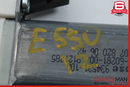 10-17 Mercedes W207 E550 E350 Front Right Door Window Regulator Motor Unit OEM