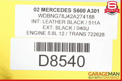 01-02 Mercedes W215 S600 CL600 Left Engine Motor Cylinder Head 1370161501 OEM