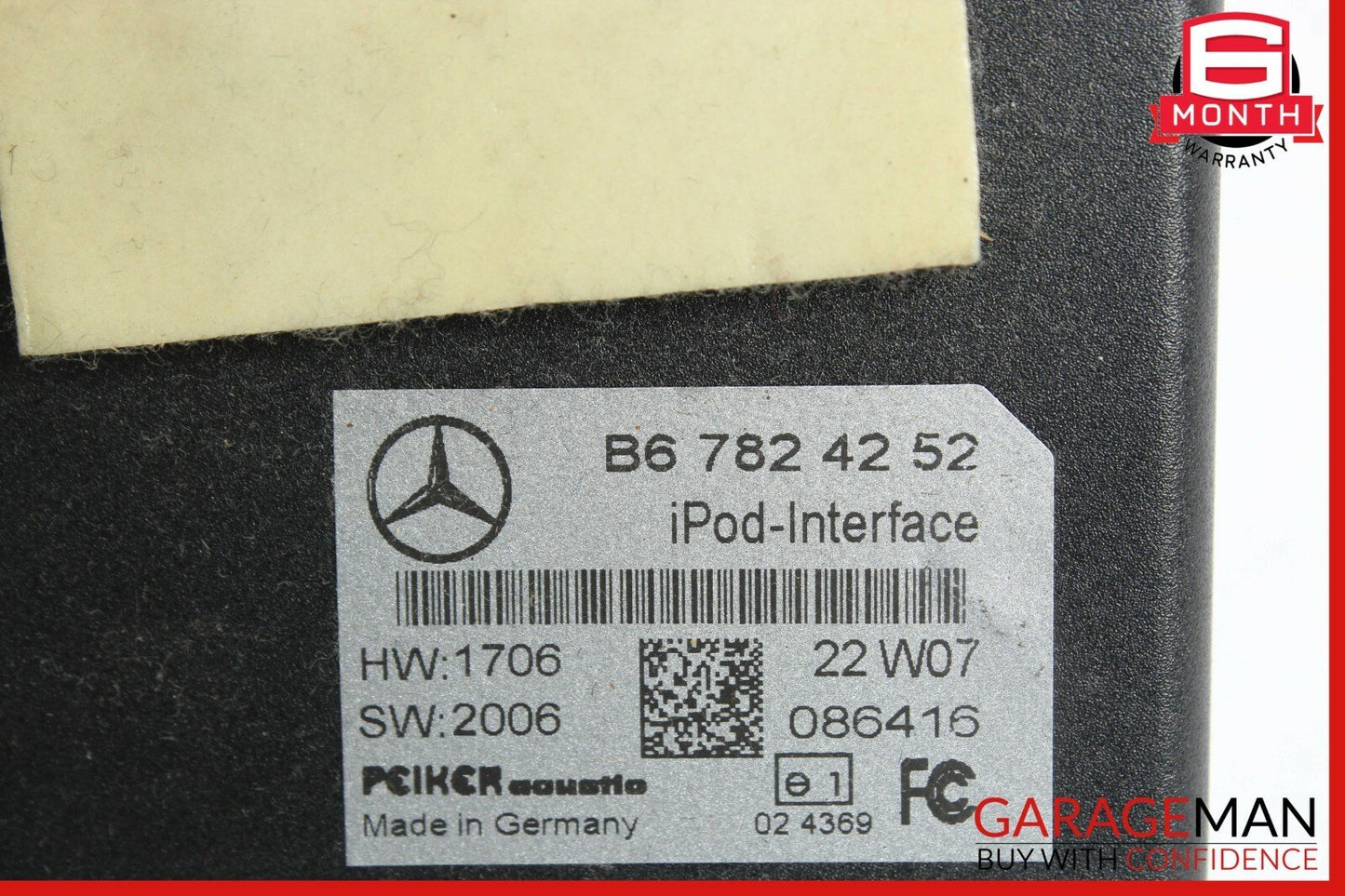 07-09 Mercedes W211 E350 CLK350 S550 Ipod Interface Controller Module Unit