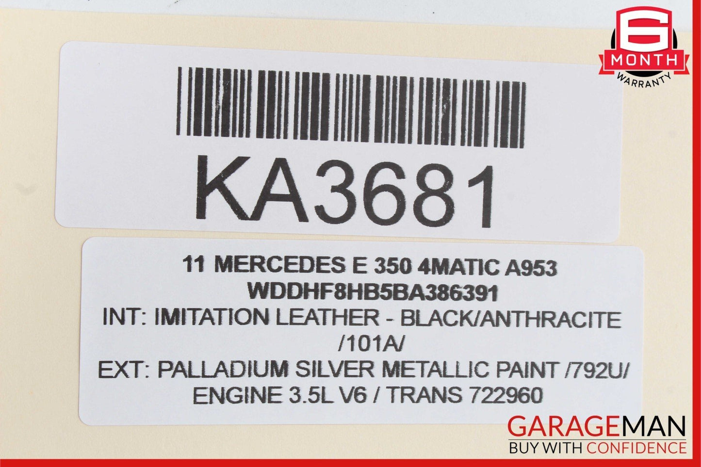 08-18 Mercedes W212 E350 C300 Front Right Side Door Control Module OEM