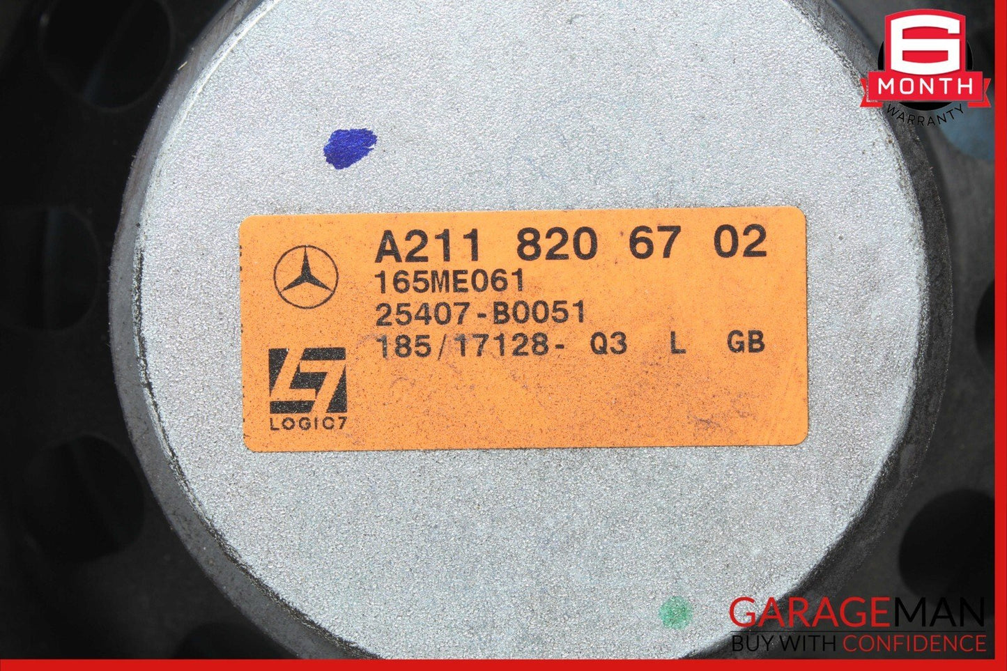 07-09 Mercedes W211 E350 E320 E550 Rear Left Driver Side Door Speaker OEM