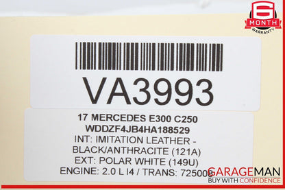 17-19 Mercedes W213 E300 E400 Rear Left Side Door Control Module Unit OEM