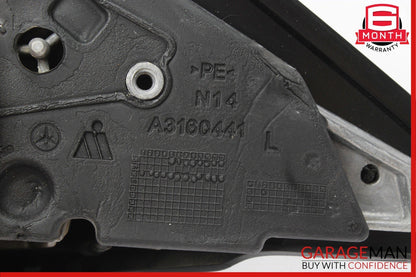 12-14 Mercedes W204 C300 Front Left Side Mirror Door Rear View Glass Grey OEM