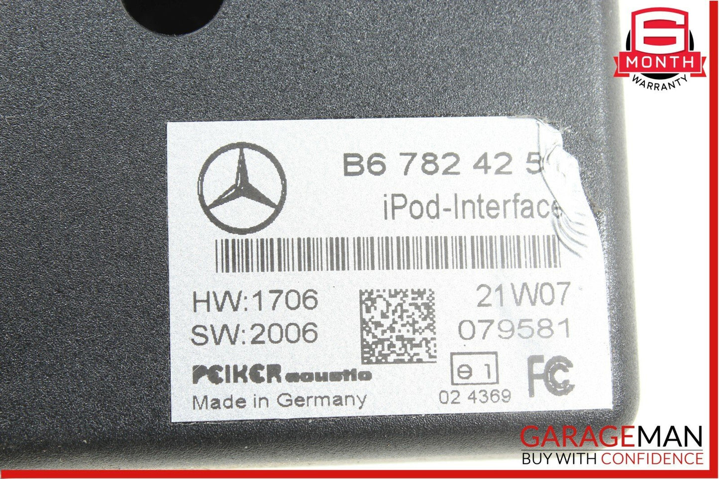 07-09 Mercedes CLK350 E350 S550 CL65 AMG Ipod Interface Control Module B67824252