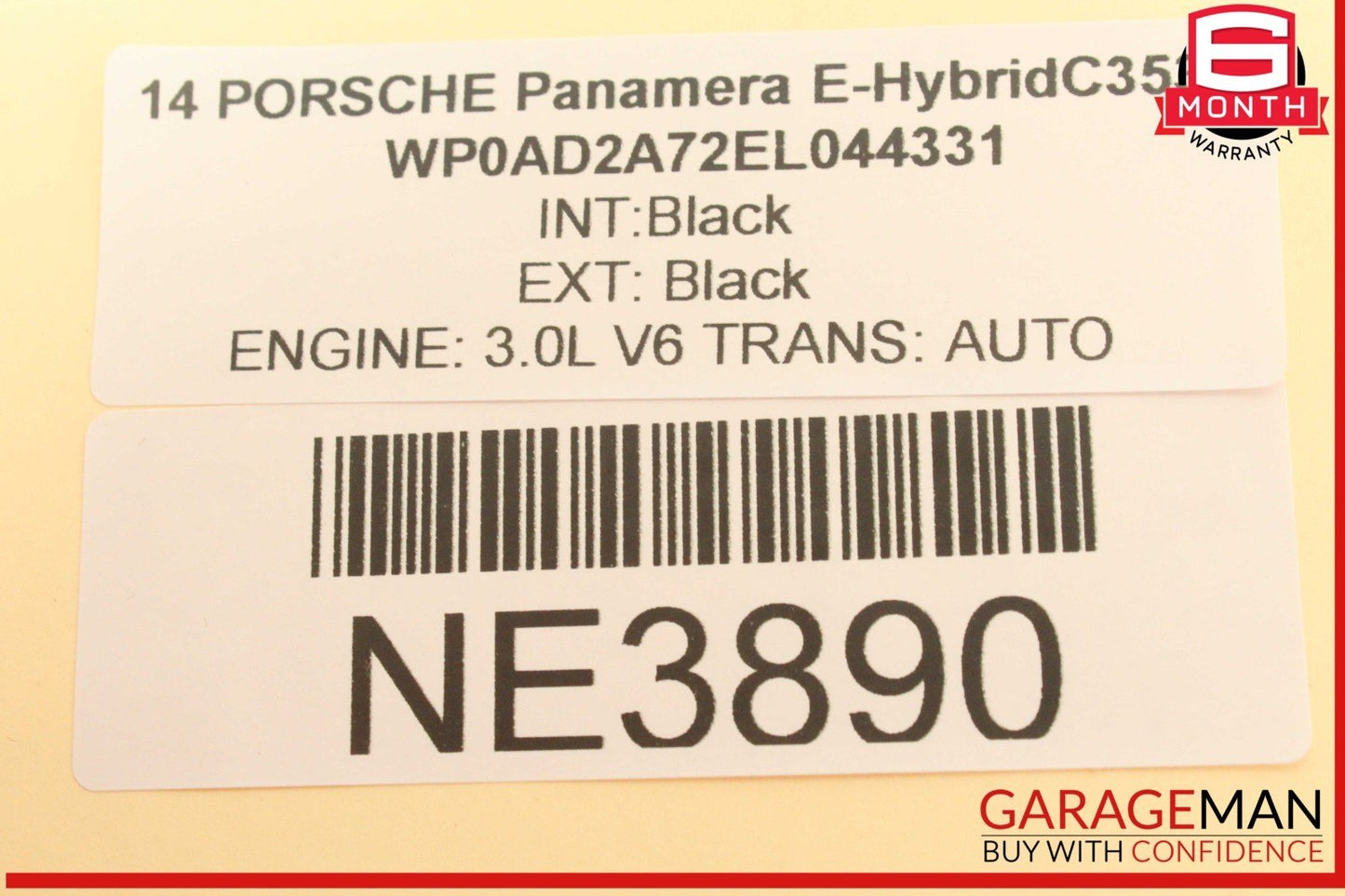 14-16 Porsche Panamera Hybrid Central Gateway Control Module 97061811624 Genuine