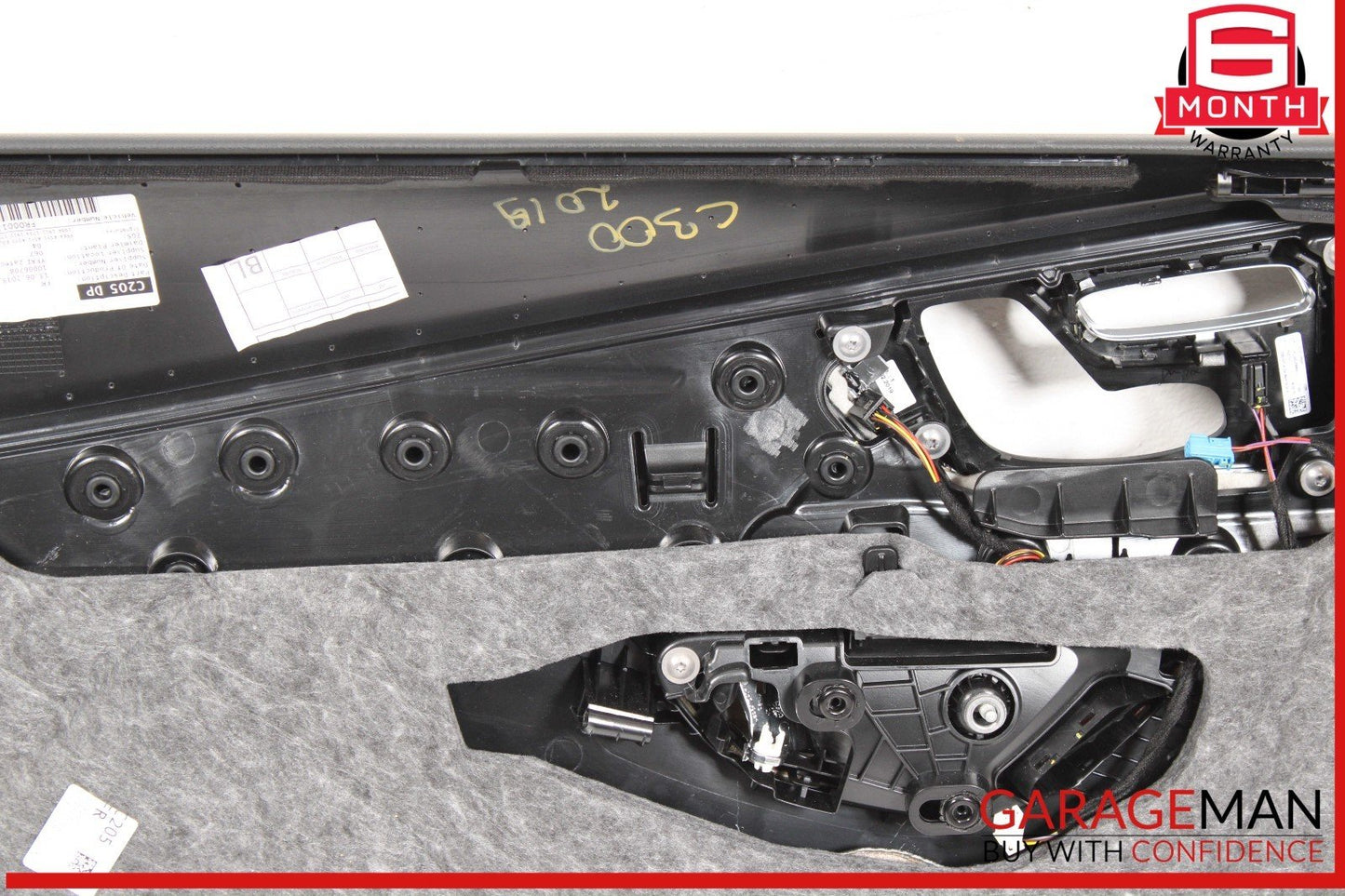 19-21 Mercedes W205 C300 C63 AMG Coupe Front Right Side Interior Door Panel OEM