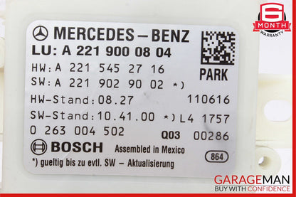 10-13 Mercedes W221 S550 S63 AMG Rear Parking Parktronic Control Module Unit OEM