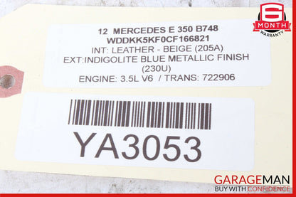 12-16 Mercedes W207 E350 SLK350 GLE350 3.5L V6 Valeo Engine Starter Motor Unit