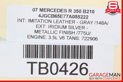 06-10 Mercedes W251 R350 Front Left Headlight Support Bracket w/ Sensor OEM