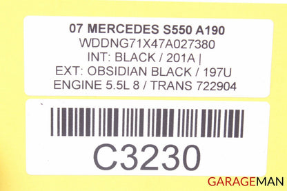 07-13 Mercedes W221 S550 S600 Front Left Driver Side Seat Control Module Unit