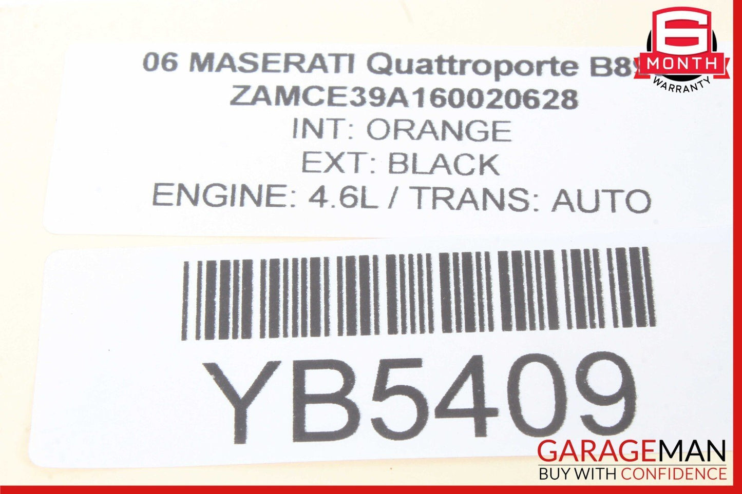 03-13 Maserati Quattroporte S M139 Front Left Side Exterior Door Handle OEM