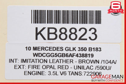 08-18 Mercedes X204 GLK350 CLS550 Rear Right Side Door Control Module OEM