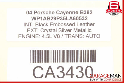 03-10 Porsche Cayenne 955 957 Sunroof Moonroof Motor Unit 8D0959591C
