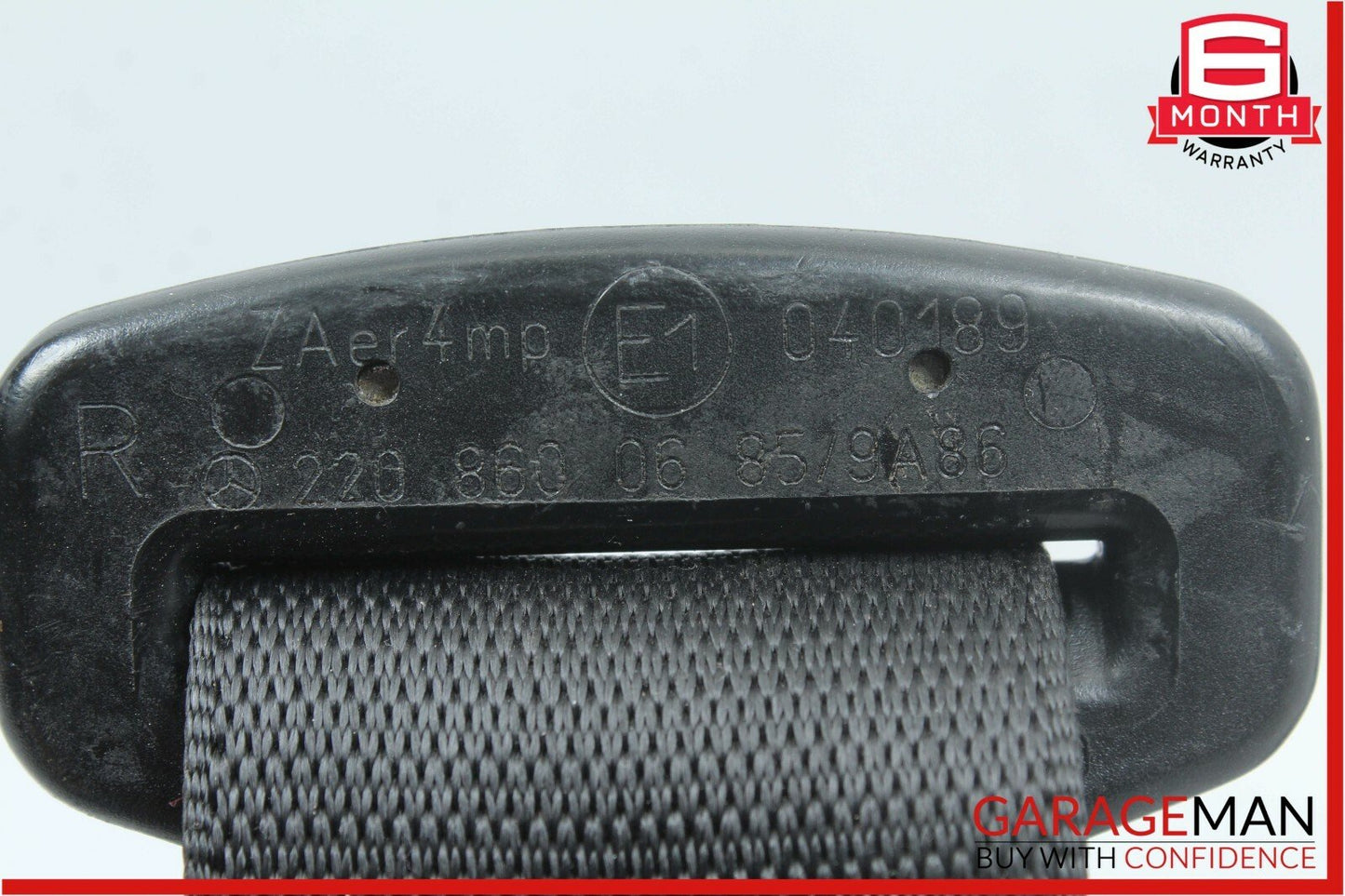 00-02 Mercedes W220 S500 Front Right Side Seat Belt Seatbelt Retractor Black OEM