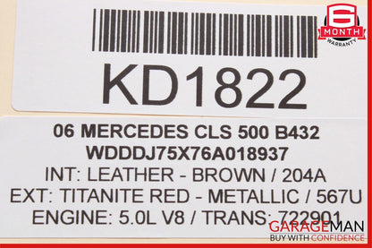 03-09 Mercedes W219 CLS500 E500 Multi Contour Seat Vacuum Pump 2038000048 OEM