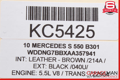 07-13 Mercedes W221 S550 CL550 Front Right Side Dash AC A/C Air Vent Trim Brown