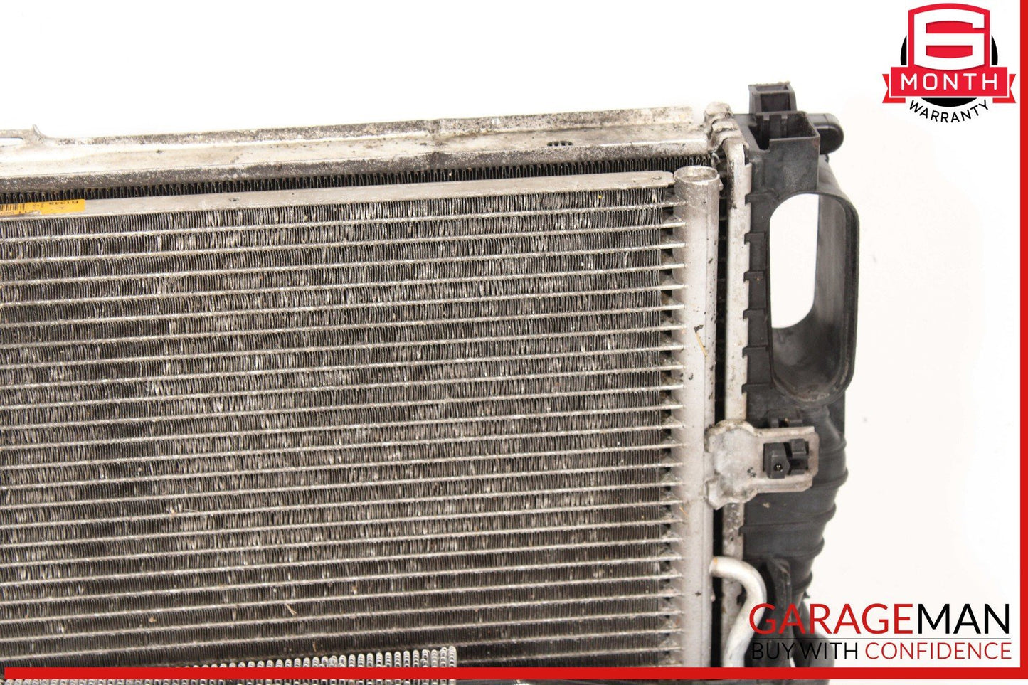 06-09 Mercedes W211 E350 Engine Motor Cooling Radiator A/C Condenser Assembly