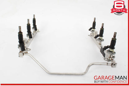05-12 Mercedes W204 C300 E350 SLK300 Fuel Injector Rail w/ Fuel Injectors OEM