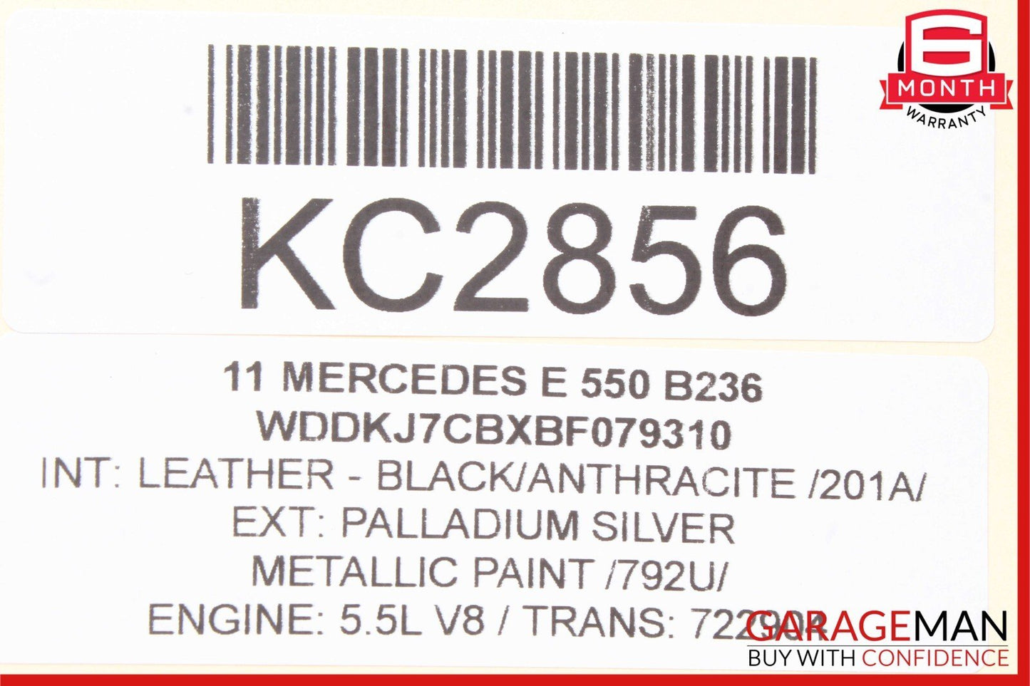 10-13 Mercedes W207 E550 Coupe Rear Right Passenger Side Quarter Window Glass