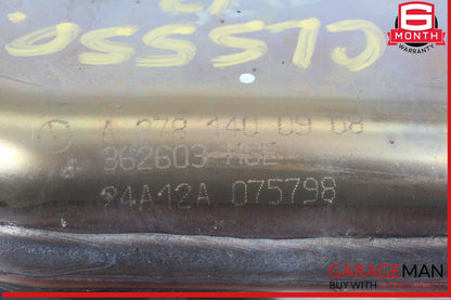 12-18 Mercedes W218 CLS550 4.6L Left Exhaust Pipe Adapter 2781400908 OEM