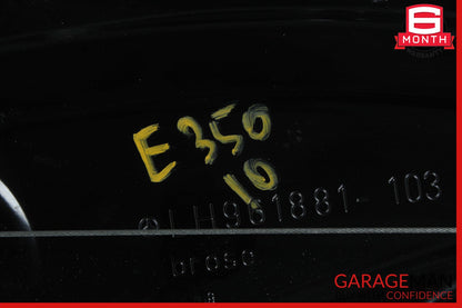 10-13 Mercedes W207 E350 Coupe Rear Left Quarter Window Glass & Regulator OEM