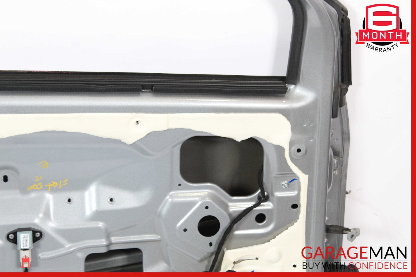 12-17 Fiat 500 Front Left Door Shell Panel Silver OEM