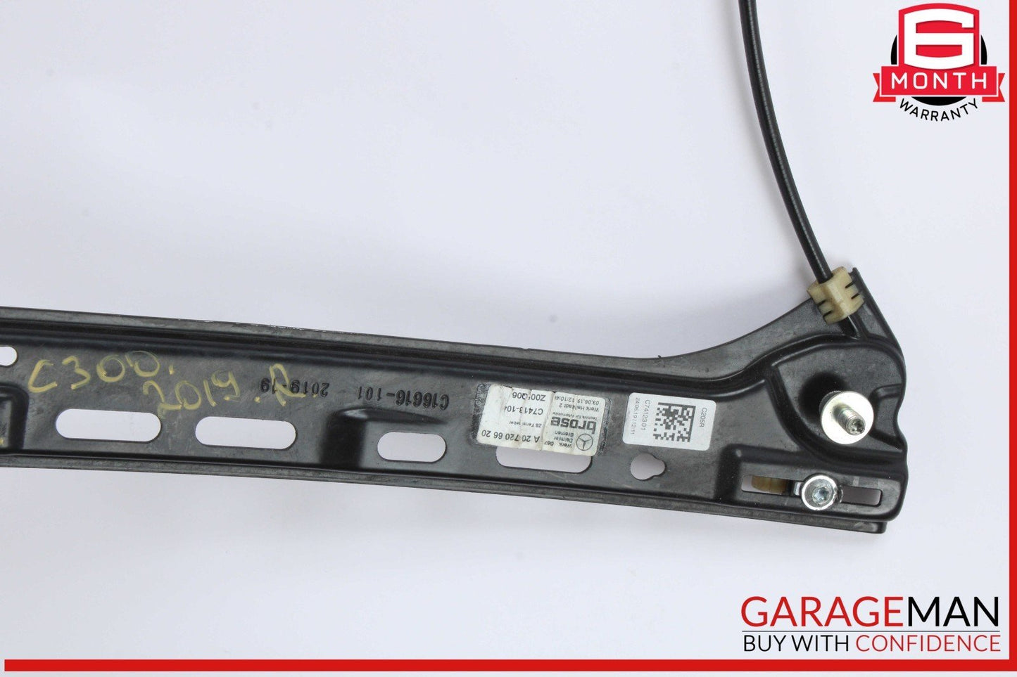 15-20 Mercedes W205 C300 Front Right Passenger Side Window Regulator OEM
