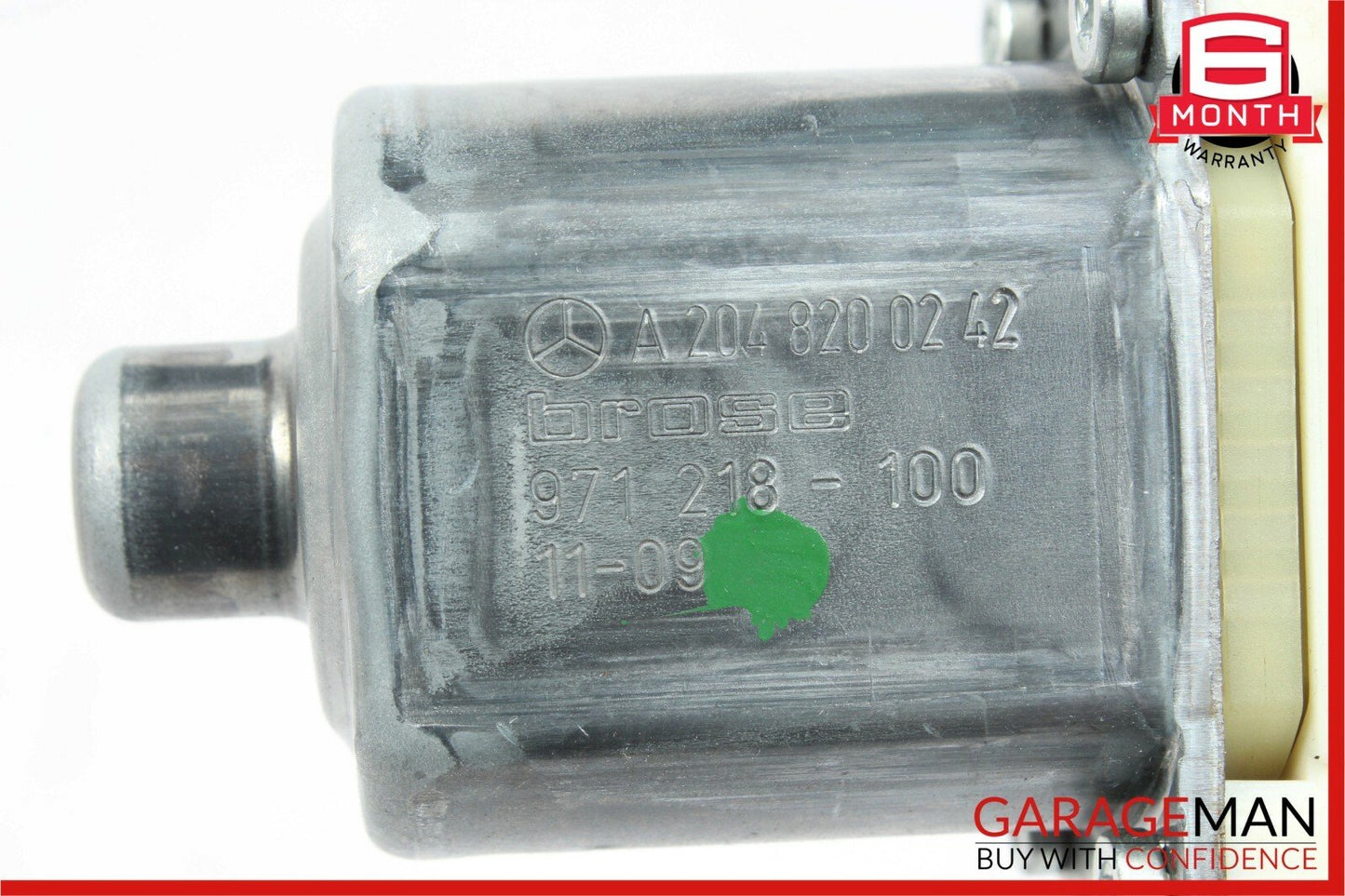 08-14 Mercedes W204 C250 Front Right Passenger Side Door Window Regulator Motor
