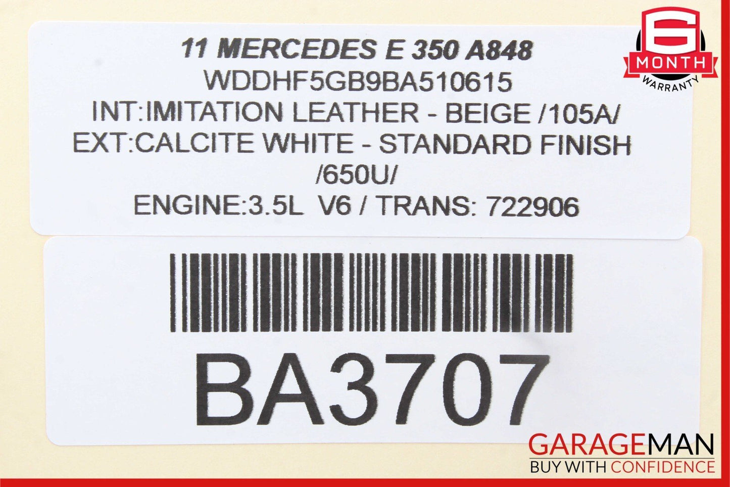 10-16 Mercedes W212 E350 E400 Front Right Passenger Side Top Upper Control Arm