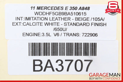 10-16 Mercedes W212 E350 E400 Front Right Passenger Side Top Upper Control Arm